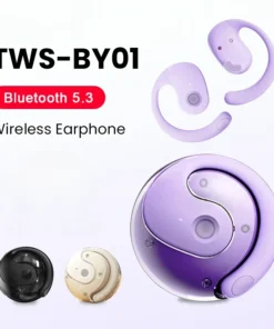 OWS Wireless Headphones Bluetooth Headset with Mics HiFi Stereo Sound Earphones Smart Touch Sports Waterproof Earbuds for phone