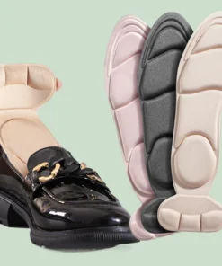 Alternative view of Memory Foam Insoles Women High-heel Shoes Insoles Anti-slip Cutable Insole Comfort Breathable Heel Protection Massage Shoe Pads