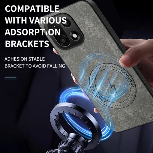 OnePlus 15 5G Back Cover - Shockproof PU Leather Case - Soft Coque for OnePlus 15 - Image 3