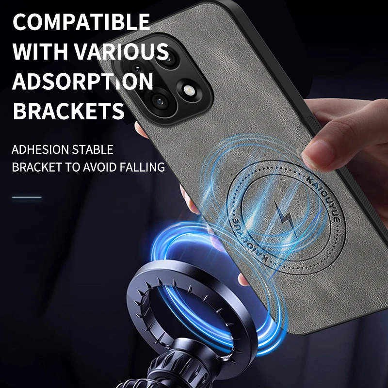 For OnePlus 15 5G Back Cover Skin Feel Shockproof Coque Phone PU Leather Case Soft Fundas For OnePlus 15 - Image 3