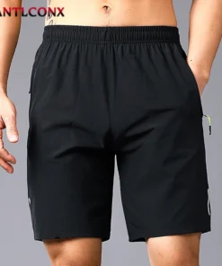 Alternative view of 3XL Quick Dry Jogging Fitness Shorts Men Summer Sports Bottoms Thin Breathable Beach Short Pants Male Running Shorts Lightweight