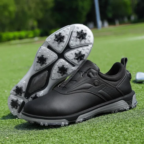 X13 Golf Shoes Men's Large Size To 47# Professional Waterproof Rotating buckle Anti-slip Studs Outdoor Golfer Training Sneakers