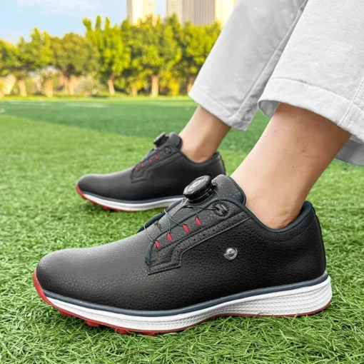 Lightweight Waterproof Golf Shoes for Men in Sizes 39-49 - Image 2