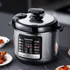 Alternative view of Multifunctional Electric Pressure Cooker with Intelligent Reservation for Home Cooking