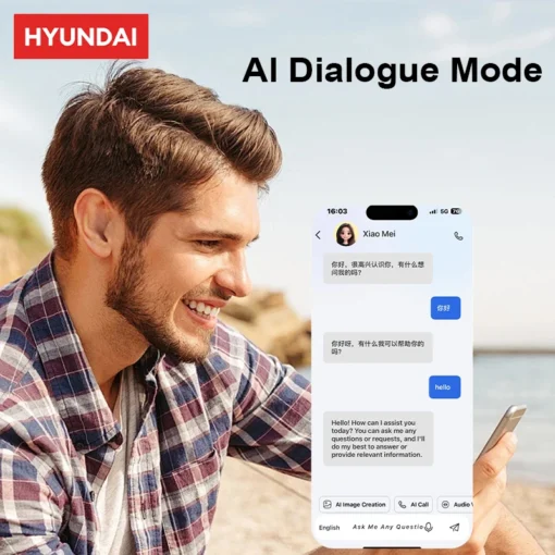 AI Smart Glasses with Voice Translation and Bluetooth 5.4 for Meetings and Travel - Image 5