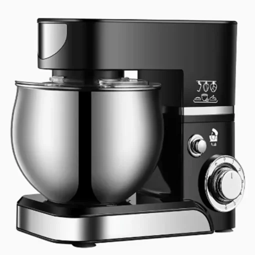 Stainless Steel 5L Electric Stand Mixer with Dough Kneader and Whisk for Home Baking - Image 6