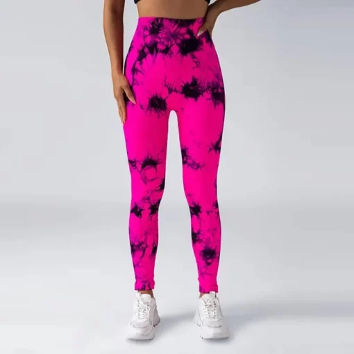 High Waist Yoga Leggings with Push Up Feature for Women Fitness - Image 5