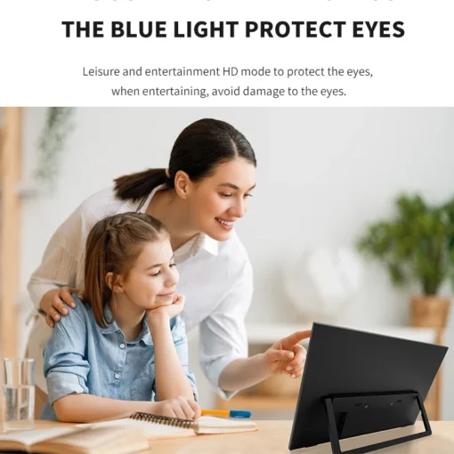 14.1" Portable Touch Screen Monitor - 100% sRGB, 400cd/m² Brightness for Gamers and Laptops - Image 6