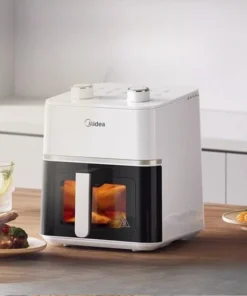 Midea Large Capacity Air Fryer – No-Turn Cooking, Electric Oven