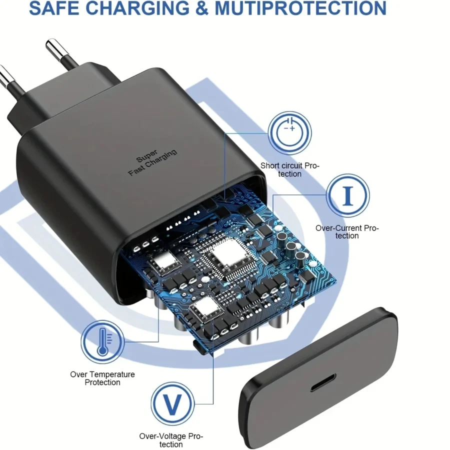 Samsung 45W USB-C Super Fast Charger with Data Cable - Image 4