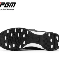 Alternative view of PGM Women Golf Shoes Waterproof Lightweight Knob Buckle Shoelace Sneakers Ladies Breathable Non-Slip Trainers Black Shoes XZ115