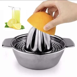 Citrus Manual Juicer with 304 Stainless Steel Design for Kitchen Enthusiasts