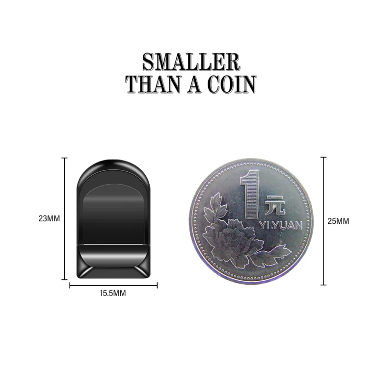 Black 128GB Mini USB Flash Drive - High Speed, Oval Design, Keychain Compatible - Image 6