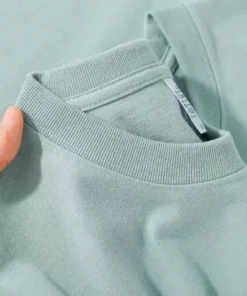 Alternative view of 100% Cotton T-shirt Men Women Solid Color O Neck Short-sleeved Tops Summer Korean Loose Half-sleeve T Shirt Unisex M-4XL