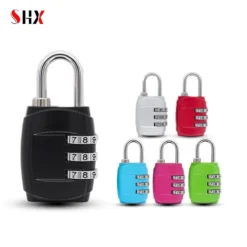 Metal Combination Luggage Lock with 4 Dials for Enhanced Security in Travel