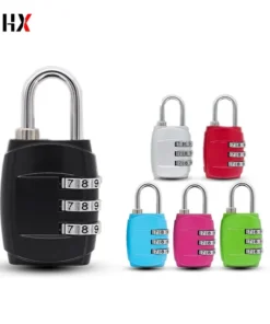 Metal Combination Luggage Lock - 4 Dial Anti-Theft Padlock for Travel