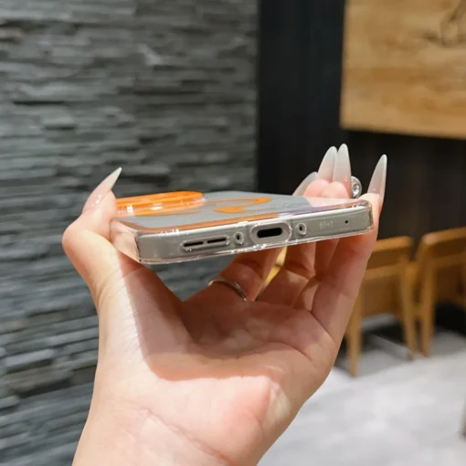 Hard PC Transparent Magnetic Back Cover Case for OnePlus 15 with Wireless Charging Capability - Image 4