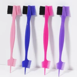 Alternative view of Edge Control Brush Comb for Combing and Cutting Hair, Ideal for Women's Real Hair Wigs