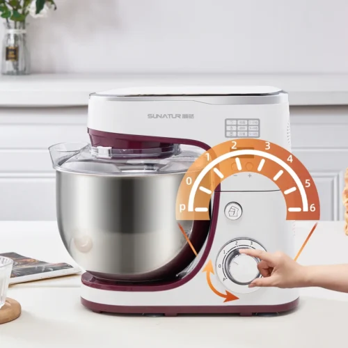 Alternative view of Sunran 220V Stand Mixer - Automatic Dough Kneader for Commercial Kitchens