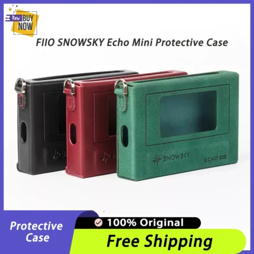 FIIO SNOWSKY Echo Mini Music Payer Protective Case Portable MP3 Player Protective Case Portable PU Retro Colorful Case Gifts