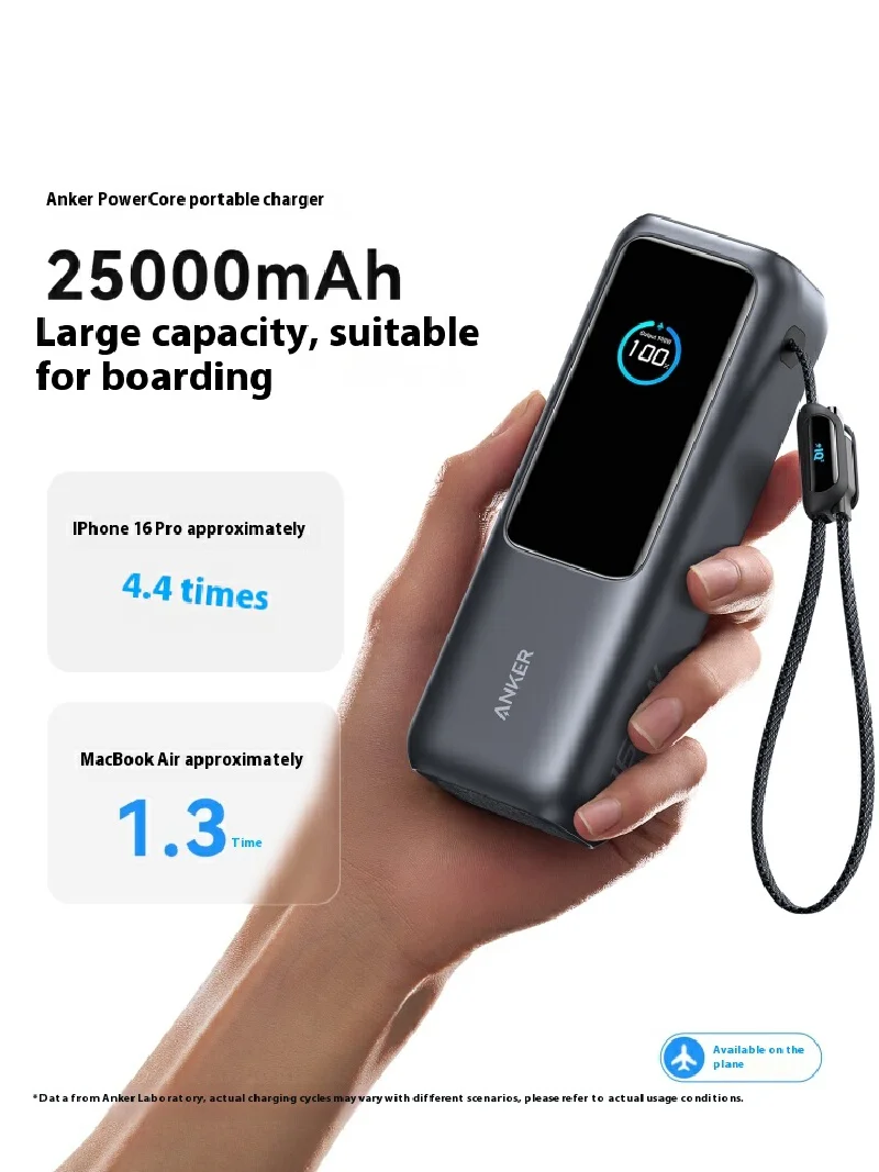 Anker 20,000mAh Power Bank - 165W Fast Charging, Air Travel Friendly - Image 2