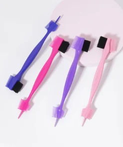 1/4pcs edge control brush comb, used for combing and cutting hair on the edges and back of women, special for real hair wigs