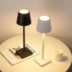 Rechargeable LED Table Lamp with Touch Control and 3-Level Dimming for Versatile Indoor Use