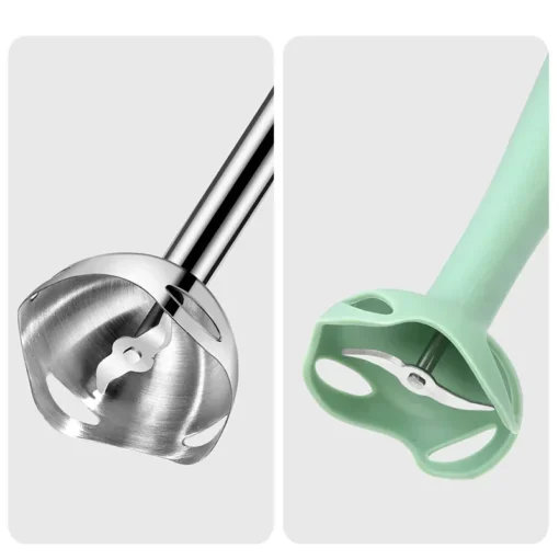 Handheld Electric Food Mixer with Stainless Steel Whisk for Beating Eggs and Blending Vegetables - Image 4