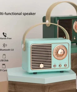 Alternative view of Portable Bluetooth Speaker with Subwoofer - Wireless Sound Box for Hands-Free Use