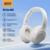 QCY H3 Lite ANC Headphones with Bluetooth 5.3, 60H Playtime, Foldable Over Ear Design