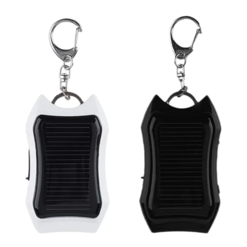 Keychain Power Bank with LED Light - 950mAh Charger for Travel and Hiking - Image 2