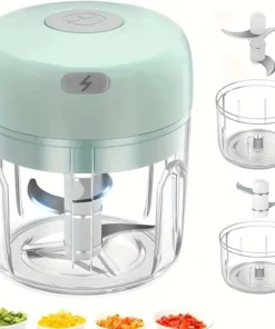 Mini Electric Garlic Chopper - 250ML Portable Vegetable Grinder