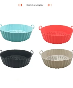 Alternative view of Silicone Air Fryer Liners - Reusable, Non-Stick, Food Safe