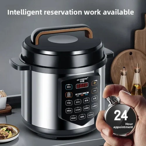 Alternative view of Heavy Duty 13L Electric Pressure Cooker with Auto Keep Warm Function