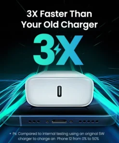 Alternative view of PD 20W Fast Charger For iPhone 14 13 12 11 Pro Max Mini 7 8 Plus XR Type C Cable Fast Charging Date Cord Phone Accessories