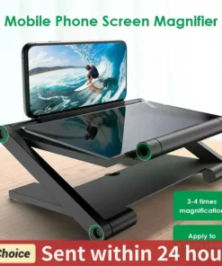 8 inch 3D Screen Amplifier Mobile Phone Screen Video Magnifier HD Expander Projector Smartphone Display Magnifying Bracket