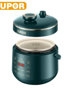 SUPOR 2.3L Electric Pressure Cooker and Rice Cooker - Stainless Steel Kitchen Appliance