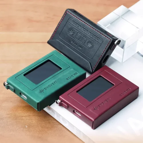 Alternative view of FIIO SNOWSKY Echo Mini Music Payer Protective Case Portable MP3 Player Protective Case Portable PU Retro Colorful Case Gifts