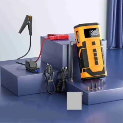 Car Jump Starter with 600A Peak and 150PSI Tire Inflator for Emergency Use