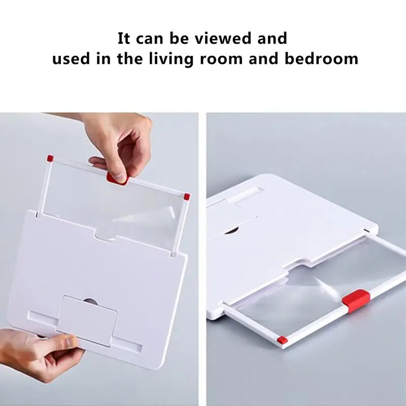Curved Phone Screen Amplifier Stand with High-definition Projector for Mobile Phones - Image 3