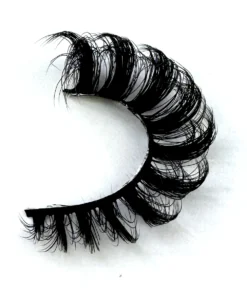 Alternative view of HBZGTLAD 3D natural cat eye fluffy soft cross 5 pairs of comic eyelashes Wispy natural eyelash extension eyelashes