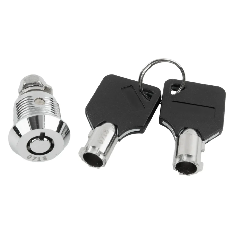 Cabinet and Drawer Cylinder Locks with 2 Keys - 16/20/25/30mm Sizes - Image 6