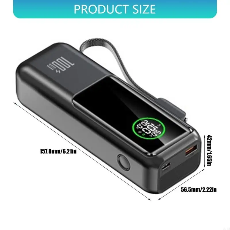 Anker Power Bank 20000mAh with 100W Fast Charging and LED Display for Tech Users - Image 5