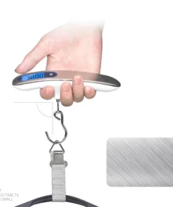 Alternative view of Small Portable Scale Digital LCD Display 110lb/50kg Electronic Luggage Hanging Suitcase Travel Weighs Baggage Fishing Scale