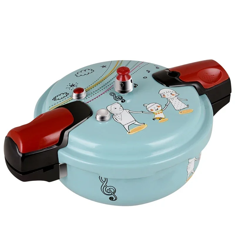 Universal Mini Gas Induction Pressure Cooker for 1-4 People - Explosion-Proof, Cartoon Design