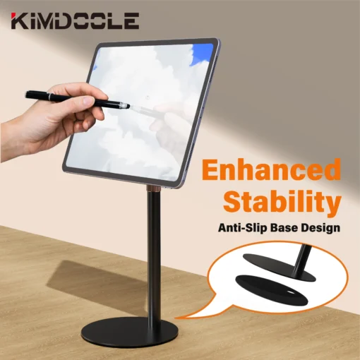 Kimdoole Portable Monitor Stand with 360° Rotation for Tablets Up to 18 Inch Compatible with iPad - Image 4