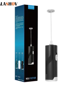 Electric Milk Frother – Wireless Handheld Coffee Whisk for Cappuccino & Eggs