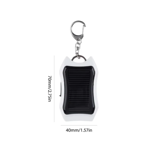 Keychain Power Bank with LED Light - 950mAh Charger for Travel and Hiking - Image 6