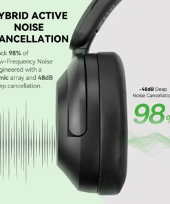 Alternative view of Oneodio A6 Wireless Bluetooth Headphones with Active Noise Cancelling and Microphone