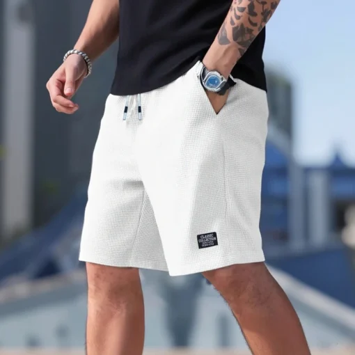 Men's Shorts and Casual Pants in Fashionable Textured Fabric for Daily Wear and Sports - Image 5